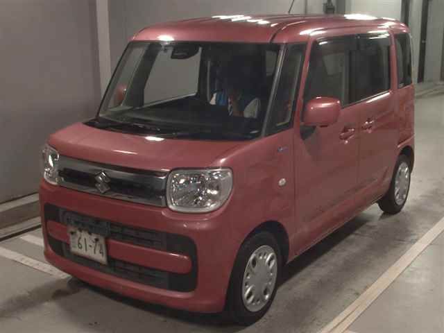 2019 Suzuki Spacia ハイブリッドXゼンホウイモニタ auction photo 4