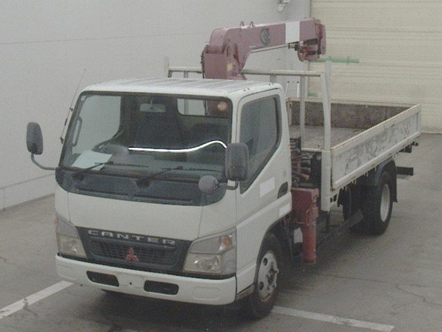 2007 Mitsubishi Fuso Canter クレーン付 Japan auction vehicle