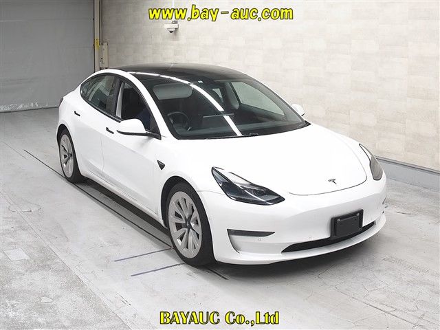 Japan Auction Vehicles 8 2021 Tesla テスラ モデル3 Long range auction photo