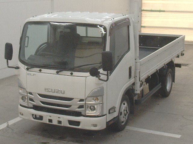 Japan Auction Vehicles 10 2022 Isuzu Elf Flatbed auction photo