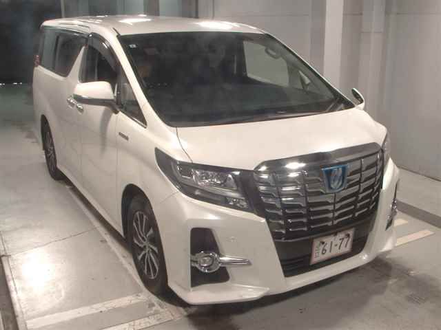 Japan Auction Vehicles 12 2015 Toyota Alphard 4WD Hybrid SR auction photo