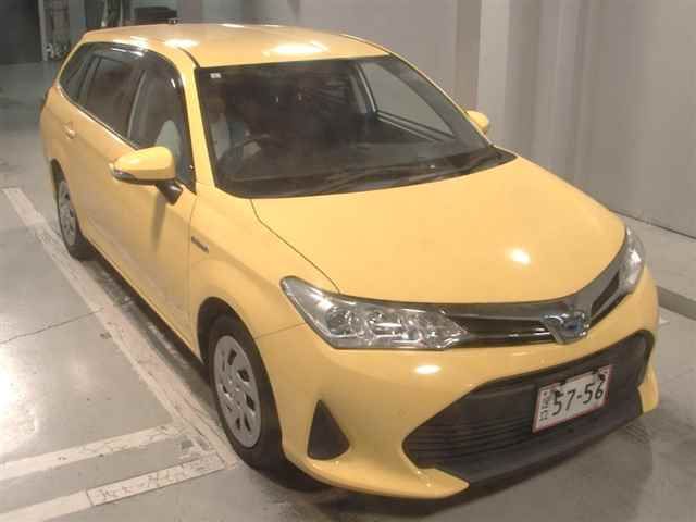 2019 Toyota Corolla Fielder hybrid Japan auction vehicle