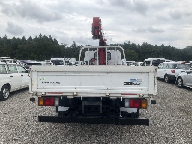 2018 Isuzu Elf Flat crane, 3-stage auction photo 3