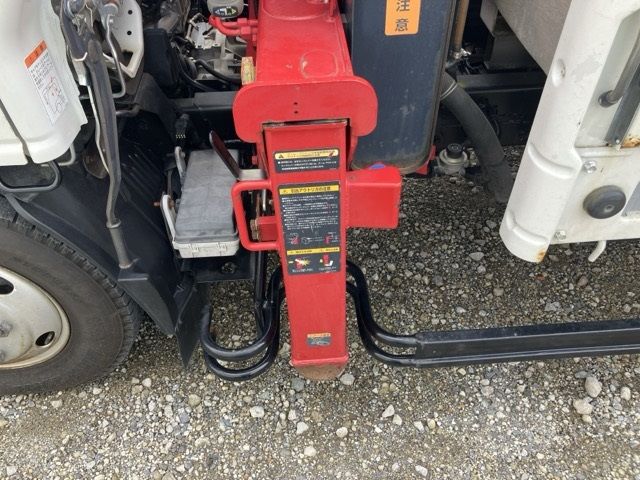 2018 Isuzu Elf Flat crane, 3-stage auction photo 14