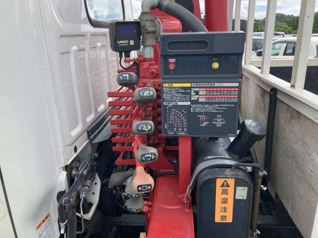 2018 Isuzu Elf Flat crane, 3-stage auction photo 13
