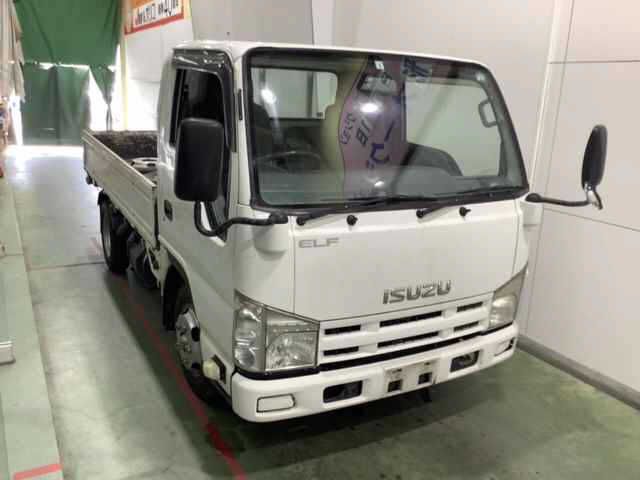 Japan Auction Vehicles 4 2014 Isuzu Elf Full flat low auction photo