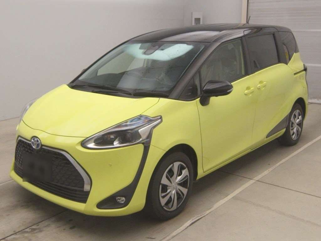2021 Toyota Sienta Hybrid G ​​Cuero Japan auction vehicle