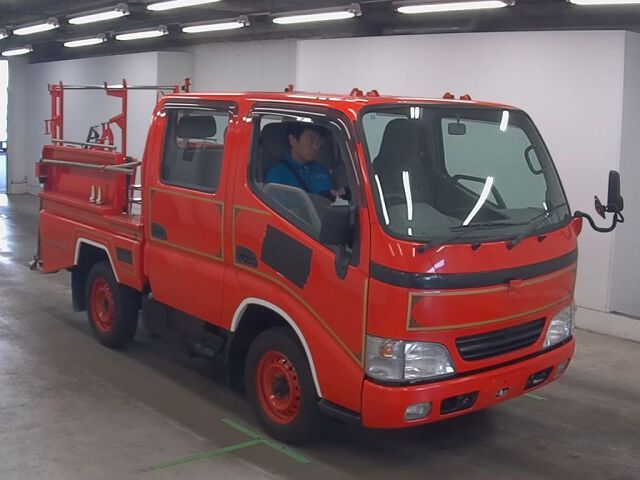 2002 Toyota Dyna Wキャブ ショウボウ 4WD Japan auction vehicle