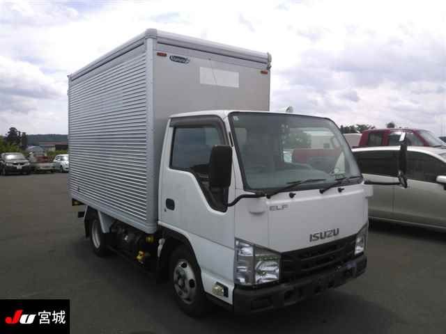 Japan Auction Vehicles 11 2015 Isuzu Elf Aluminum van, 1.5t auction photo