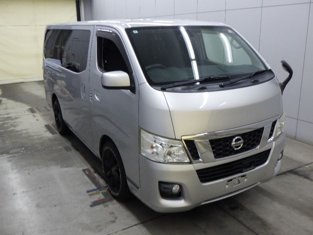 Japan Auction Vehicles 12 2016 Nissan NV350 Caravan Premium GX Emergency Brake Package, 1 ton, 5 passengers auction photo