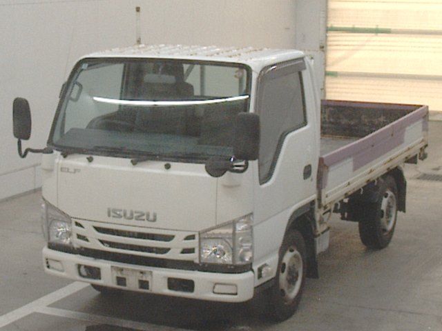 Japan Auction Vehicles 10 2015 Isuzu Elf 平ボディ auction photo
