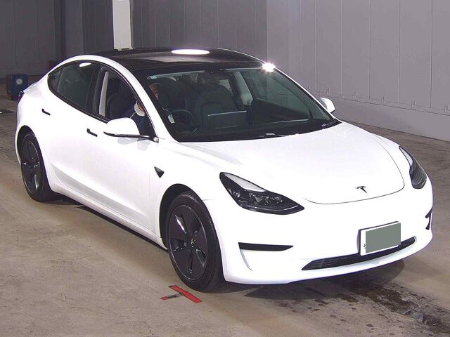 Japan Auction Vehicles 8 2022 Tesla モデル3 RWD auction photo