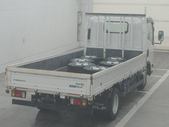 2020 Isuzu Elf Flatbed auction photo 2
