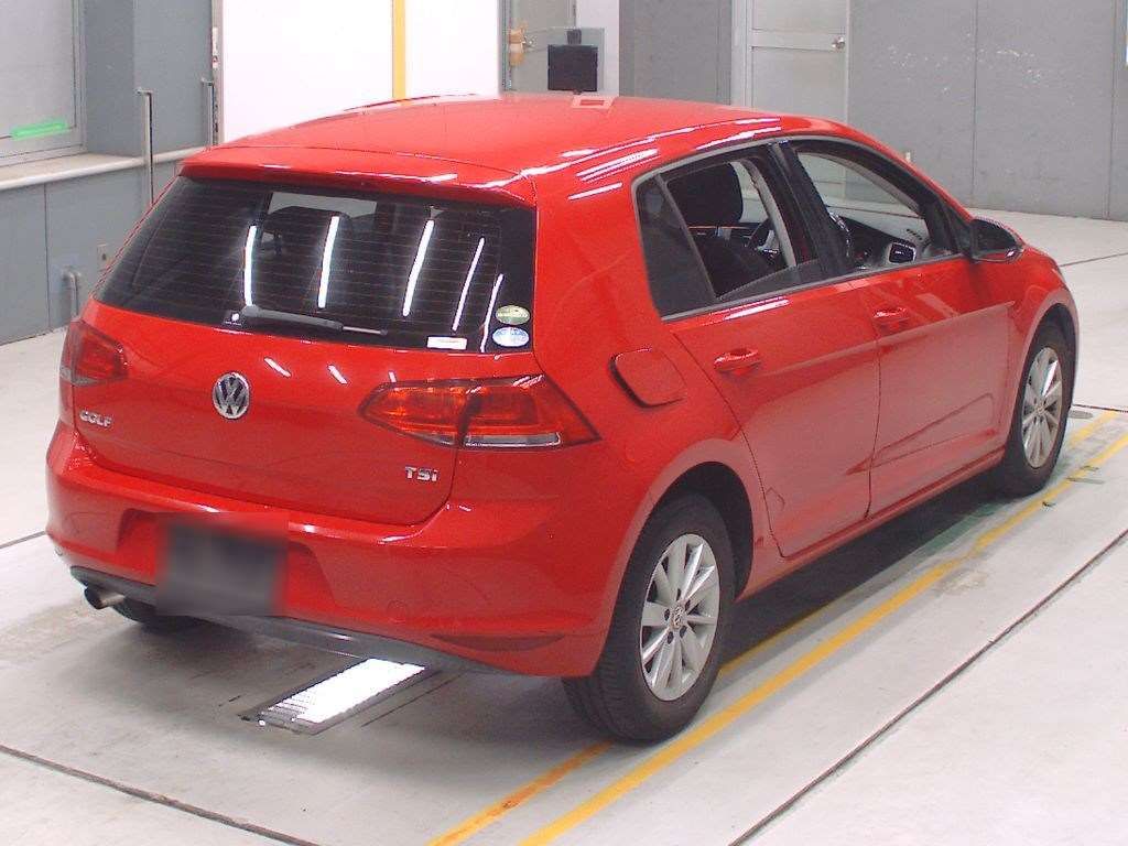 2013 Volkswagen VW ゴルフ TSIトレンドラインブルーモーション auction photo 2