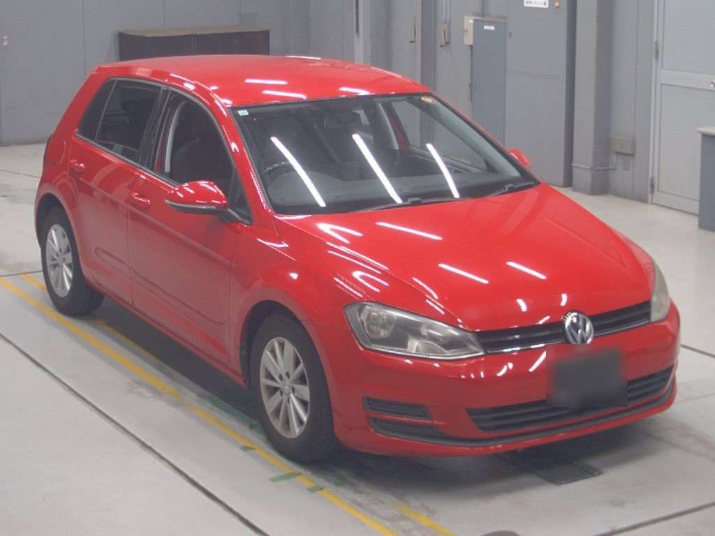 2013 Volkswagen VW ゴルフ TSIトレンドラインブルーモーション auction photo 5