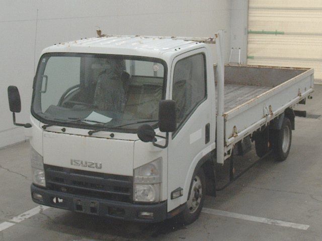 Japan Auction Vehicles 10 2014 Isuzu Elf 平ボディ auction photo