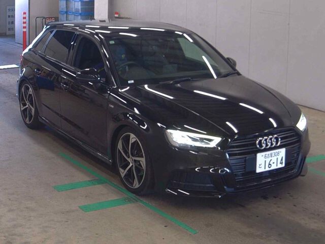 2019 Audi A3 スポB SラブラックS Japan auction vehicle