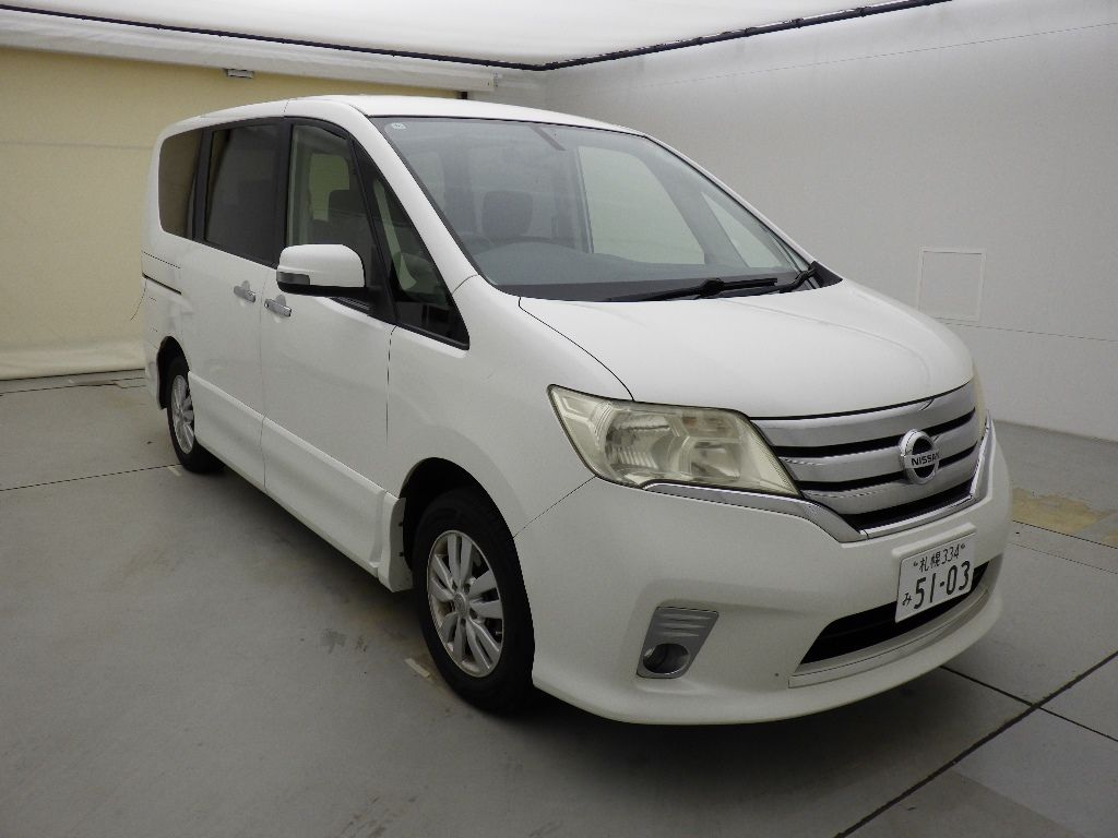 Japan Auction Vehicles 10 2012 Nissan Serena 4WD Highway Star V Selection auction photo