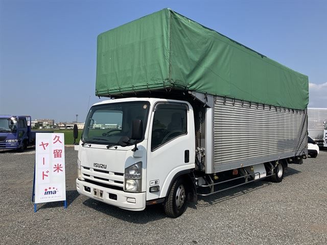 Japan Auction Vehicles 10 2007 Isuzu Elf 幌車 auction photo