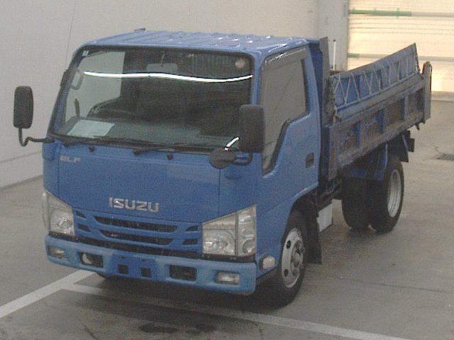Japan Auction Vehicles 10 2015 Isuzu Elf dump auction photo