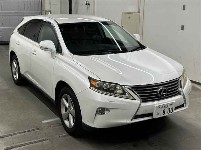 Japan Auction Vehicles 10 2012 Lexus RX RX350バージョンL auction photo