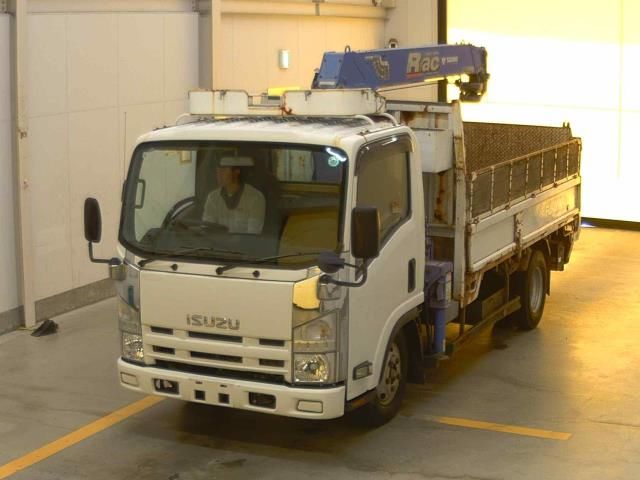 2007 Isuzu Elf クレーン付 Japan auction vehicle