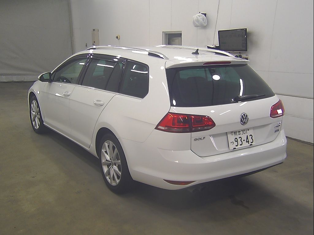 2016 Volkswagen ゴルフ ワゴン ヴァリアントTSIハイラインBMT auction photo 5