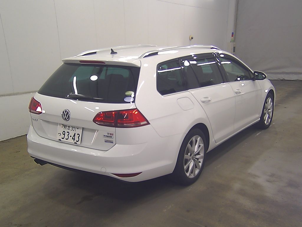 2016 Volkswagen ゴルフ ワゴン ヴァリアントTSIハイラインBMT auction photo 2