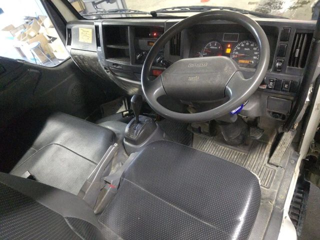 2013 Isuzu Elf Full flat low dump auction photo 3