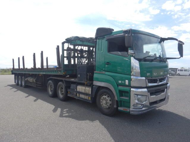 Japan Auction Vehicles 6 2019 Mitsubishi Fuso Super Great 16-ton tractor auction photo
