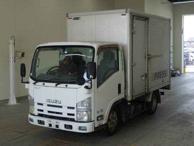 2012 Isuzu Elf アルミバン Japan auction vehicle