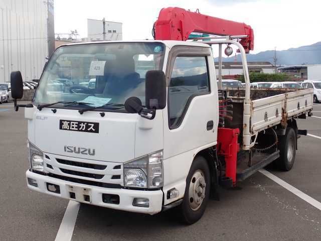 2015 Isuzu Elf 2.0T クレーン車 Japan auction vehicle