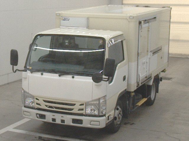 Japan Auction Vehicles 10 2019 Isuzu Elf Refrigerated and frozen trucks auction photo