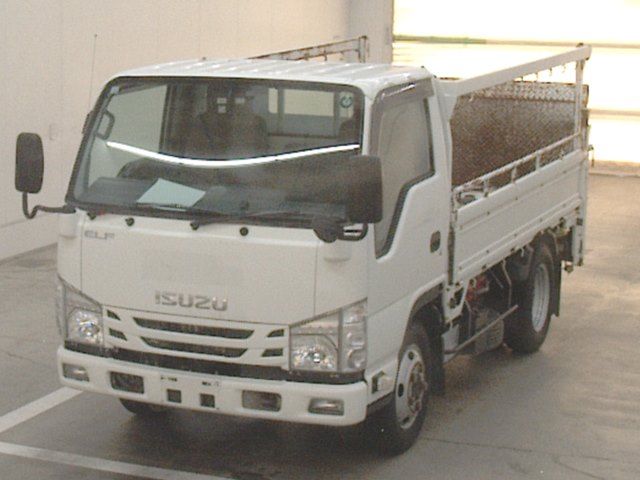 Japan Auction Vehicles 10 2016 Isuzu Elf 平ボディ auction photo