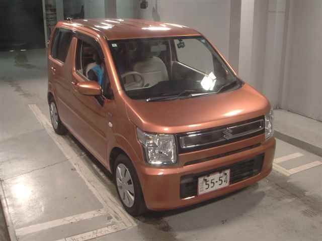 Japan Auction Vehicles 12 2018 Suzuki Wagon R ハイブリッドFX auction photo