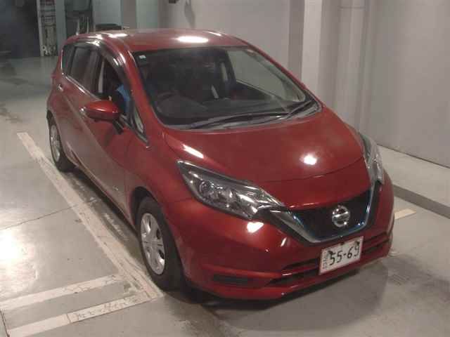 Japan Auction Vehicles 12 2017 Nissan Note e-パワーX auction photo