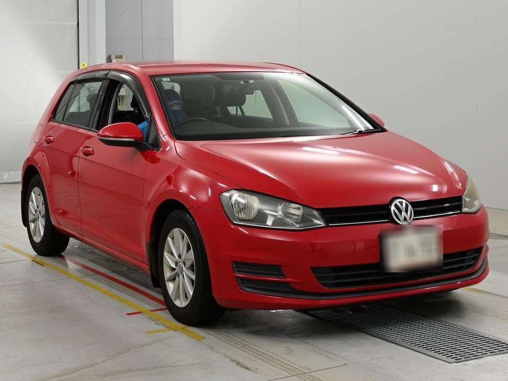 2013 Volkswagen VW ゴルフ TSIトレンドラインブルーモーション auction photo 5