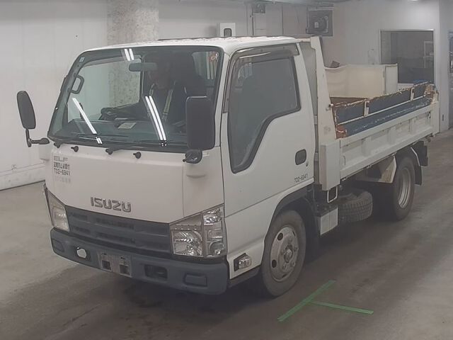 2013 Isuzu Elf Full flat low dump auction photo 4