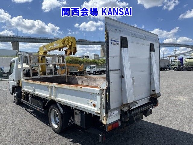 2017 Mitsubishi Fuso Canter Flat crane, 4-tier, PG auction photo 2