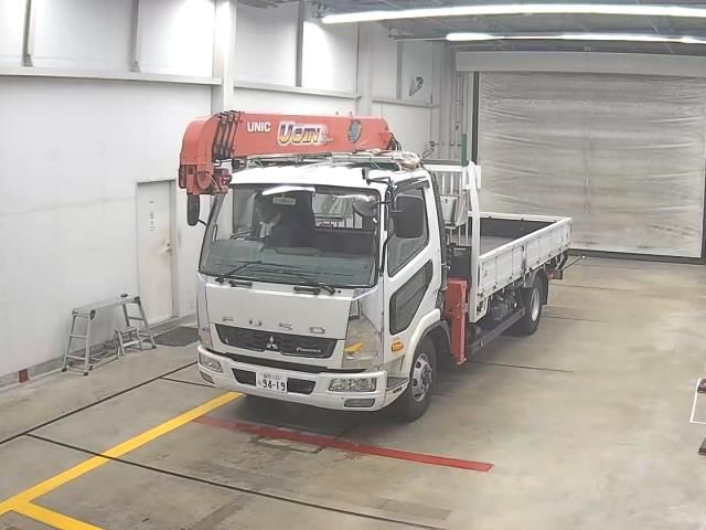 Japan Auction Vehicles 10 2015 Mitsubishi Fuso Fighter With crane auction photo