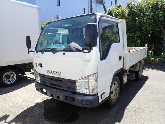 Japan Auction Vehicles 12 2013 Isuzu Elf 3.0t ダンプ auction photo