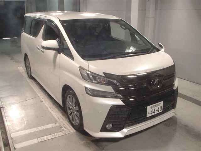 Japan Auction Vehicles 12 2017 Toyota Vellfire Z Aエディションゴールデンアイ auction photo