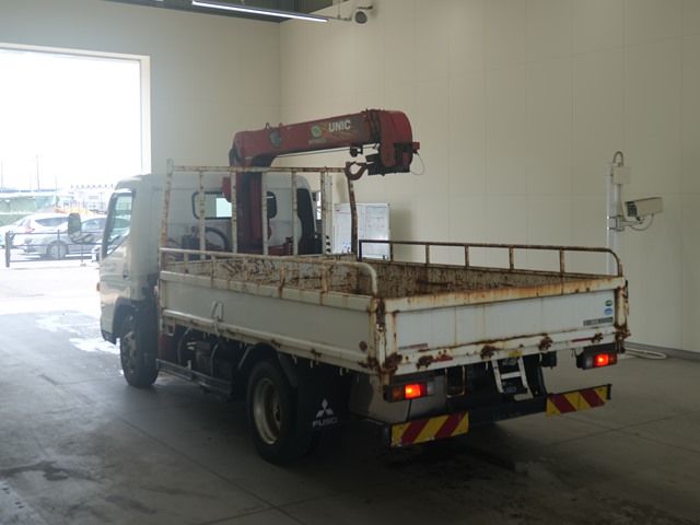 2018 Mitsubishi Fuso Canter Flat crane, 4-tier auction photo 2