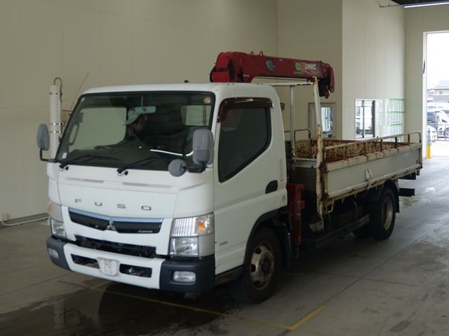 2018 Mitsubishi Fuso Canter Flat crane, 4-tier Japan auction vehicle