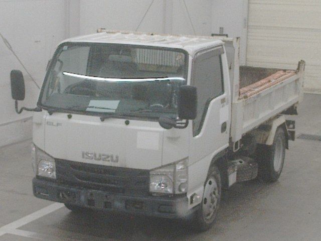 Japan Auction Vehicles 10 2015 Isuzu Elf dump auction photo