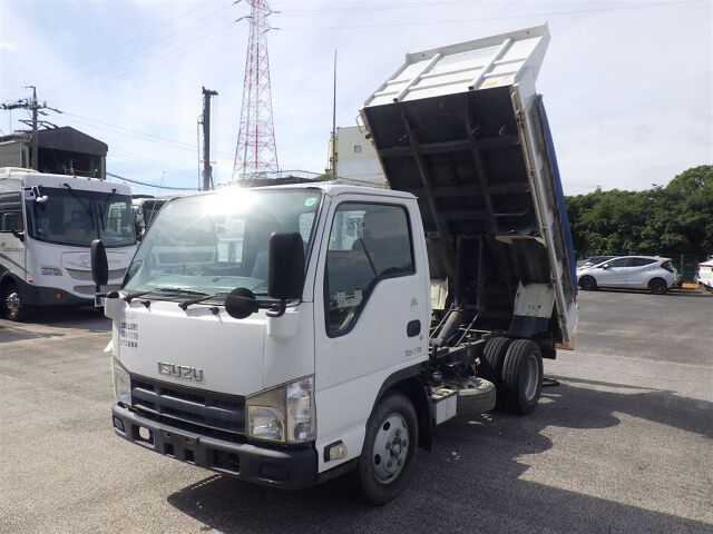 2011 Isuzu Elf フルフラットローダンプ auction photo 4