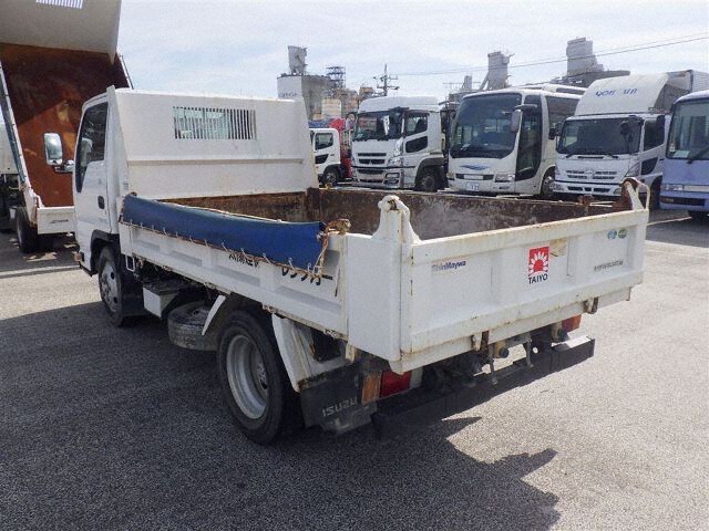 2011 Isuzu Elf フルフラットローダンプ auction photo 2
