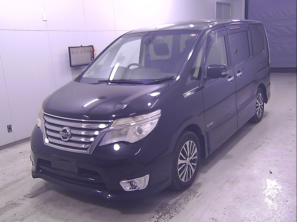 2014 Nissan Serena ハイウェイスターSハイブリッドアドバンスドセーフティパッケー auction photo 4