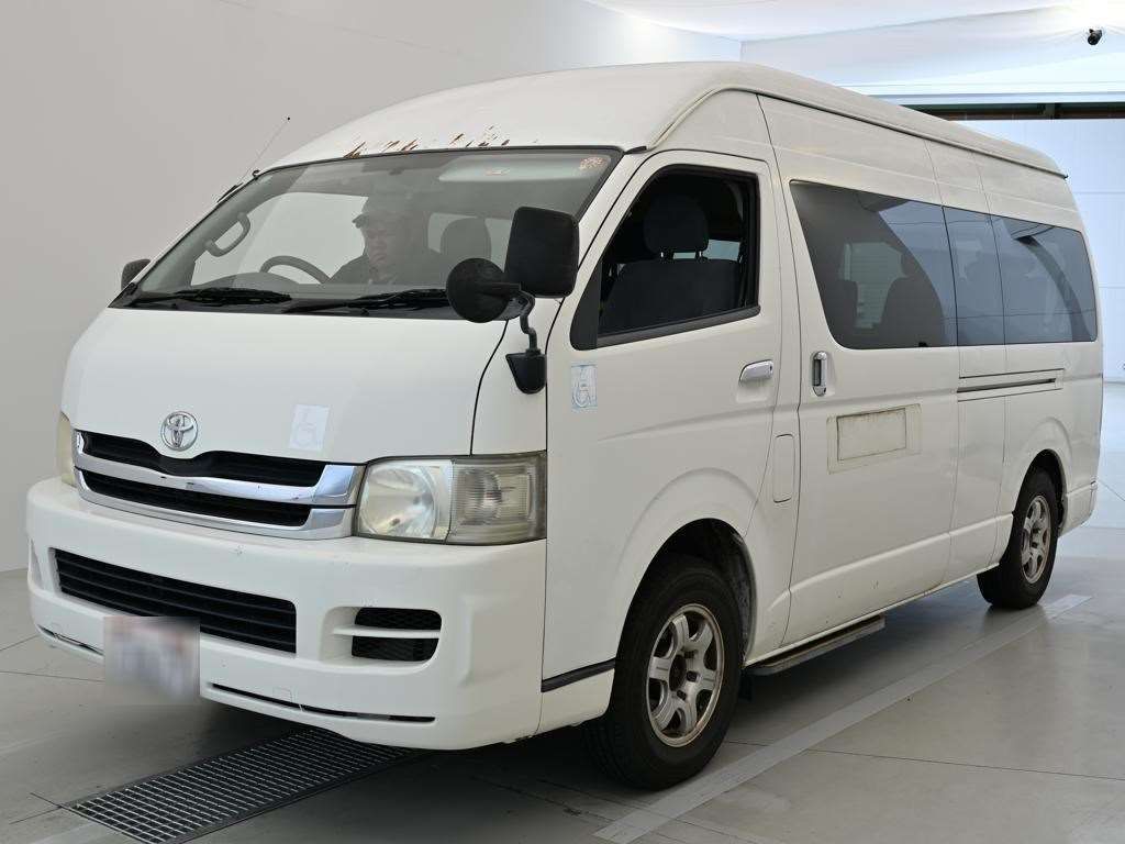 Japan Auction Vehicles 14 2008 Toyota Hiace GL ウェルキャブシャ 4WD auction photo