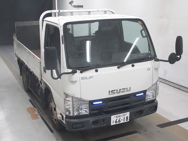 Japan Auction Vehicles 5 2010 Isuzu Elf 4WD Flat Body P/G auction photo